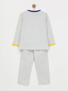 Pyjama gris chiné REBOTAGE / 19E5PG75PYJ943