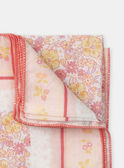 Foulard carré imprimé fleuri  MLAFOLETTE / 25E4PFK1ECH301
