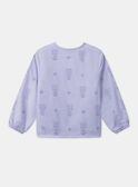 Veste violette brodée MLEJAKETTE / 25E2PFO1VES328