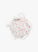 Sac à dos écru tortue fleuri FALILIANE / 23E4BFC1BES001
