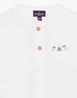 Chemise écru en gaze de coton FAGEORGE / 23E1BGD1CHM001