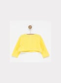 Cardigan jaune NAFIFI / 18E1BFF2CAR010