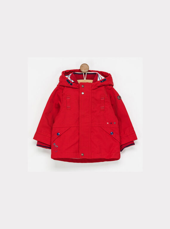 Parka rouge NABILOU / 18E1BG51PAR505