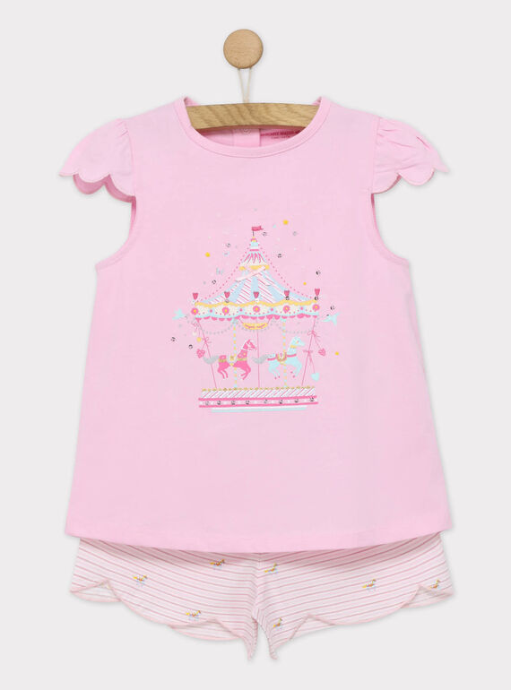 Pyjama rose REJITETTE / 19E5PFJ3PYJ305