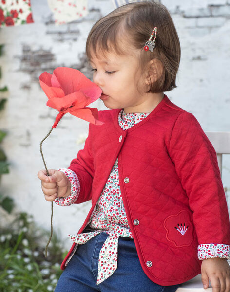 Cardigan Imprime Fleuri Bebe Fille Pull Gilet Et Cardigan Bebe Sergentmajor