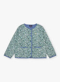 Veste matelassée écrue fleuri FUVETTE / 23E2PFN1VES001