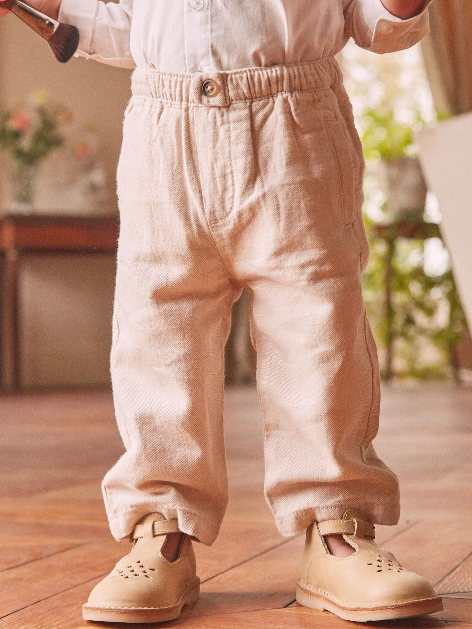 Pantalon beige 2025 bebe garcon