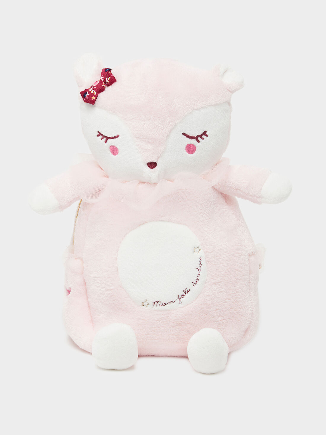 Sac à dos peluche bébé fille : Bébé fille bébé | SergentMajor