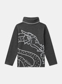 Sous-pull Gris Dragon LADRAGE / 24H3PGQ1SPLJ922