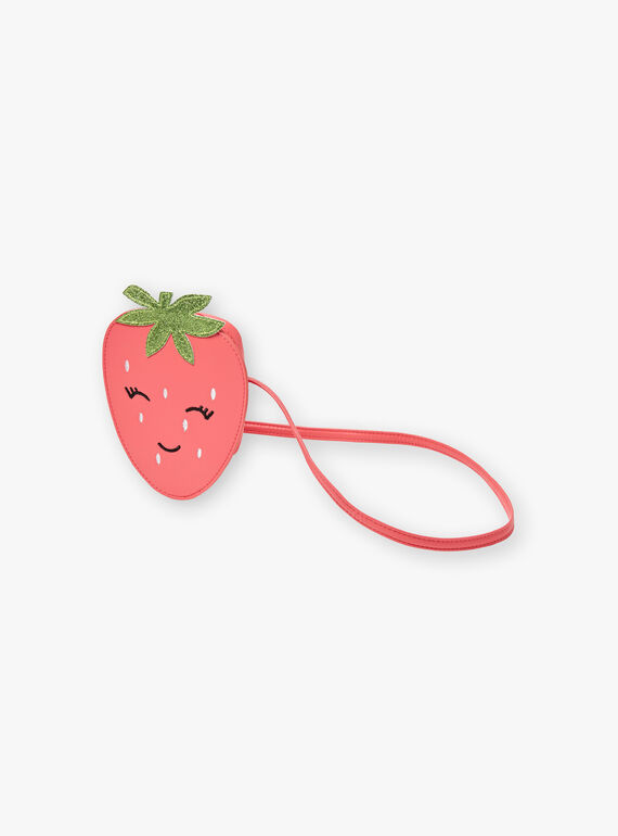 Sac besace fraise  ZOFRAISETTE / 21E4PFJ1BESD323