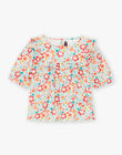 Blouse écrue à fleurs FEBLOZETTE / 23E2PFB1CHE001