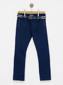 Pantalon bleu marine NEAJIAGE / 18E3PGF1PAN705
