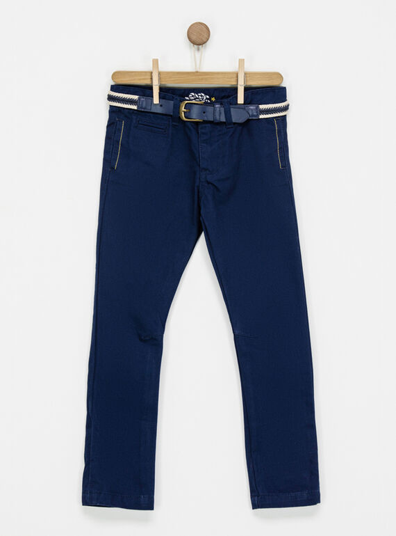 Pantalon bleu marine NEAJIAGE / 18E3PGF1PAN705