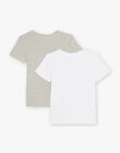 Lot de 2 T-shirts en coton biologique DEBARDAGE / 22H5PG41HLI001