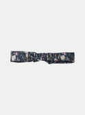 Bandeau noeud imprimé fleuri MIBANETTE / 25E4PF91BAN714
