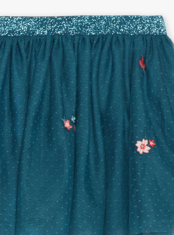 Jupe tutu à broderies fleurs DUIJUPETTE / 22H2PFZ1JUPG633