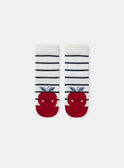 Lot de 3 chaussettes à rayures, imprimés ou uni Bébé Fille NAGERTRUDE / 25H4BFP1LC3001