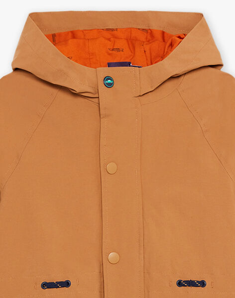 Parka camel 3 en 1 à capuche FRAVAGE / 23E3PG52PARA014