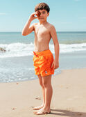 Short de bain orange à motif magique  MRUMOUAGE / 25E4PGC7MAIE405