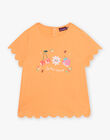 T-shirt melon motifs fruits enfant fille CHAFLETTE / 22E2PFM1TMCE403
