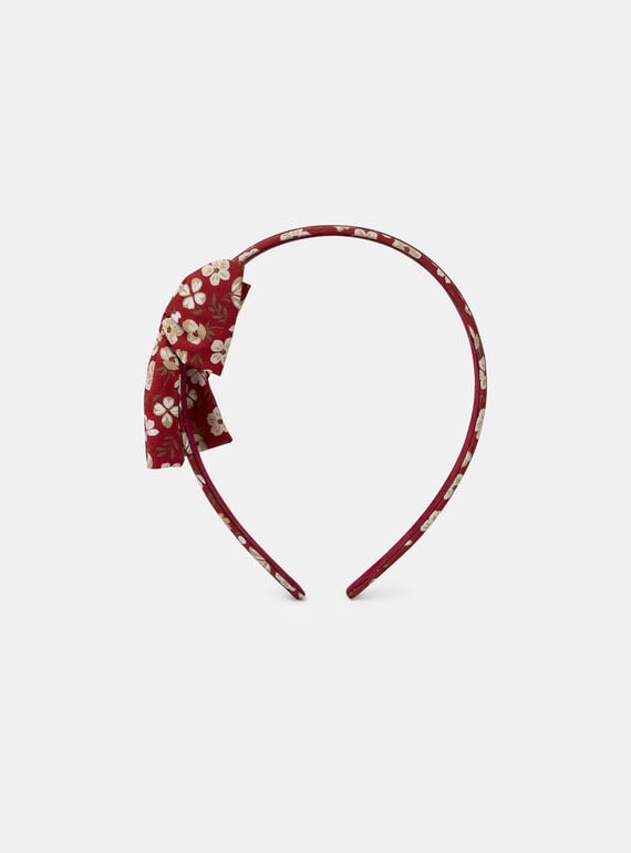 Serre-tête large fleuri avec noeud  NOPIRETTE / 25H4PF72TET503