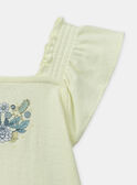 Tee Shirt Jaune KAUGENIE / 24E1BFR1TEE103