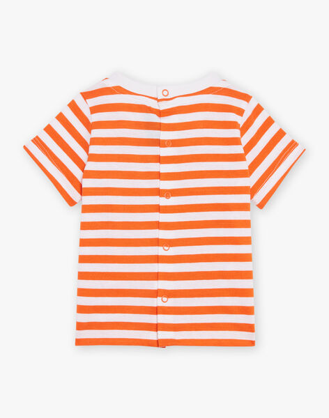 T-shirt papaye à imprimé à rayures FAYVON / 23E1BGR1TMCE405
