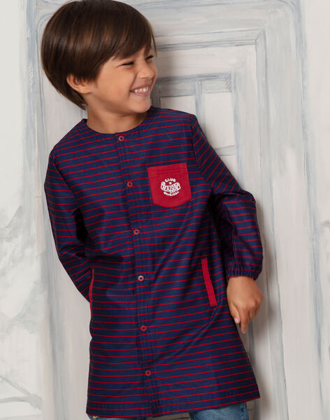 Tablier Bleu Marine Raye Enfant Garcon Achat En Ligne Bonjour Londres Sergentmajor