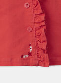 Jupe short volant MOJUPETTE / 25E2PFJ1JPSF507
