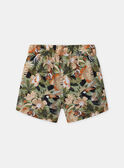 Short de bain imprimé jungle MRUFEUYAGE / 25E4PGCAMAI633