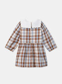 Robe carreaux à col LAROSELINE / 24H1BFS1ROBA002