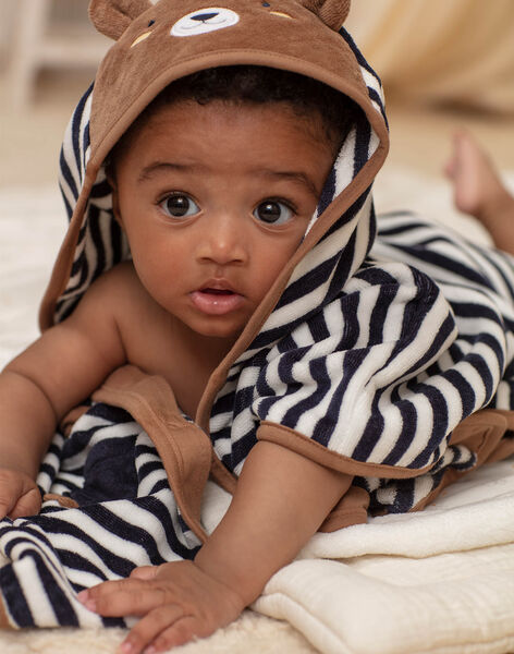 Cape De Bain A Rayures Motif Ourson Bebe Garcon Achat En Ligne Pyjama Et Grenouillere Sergentmajor