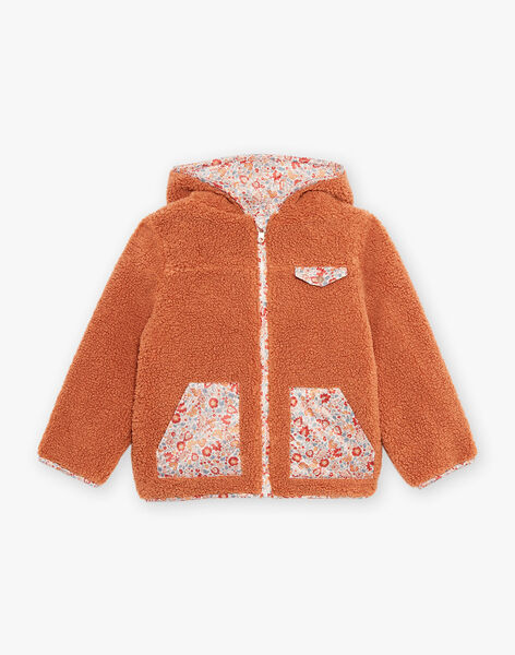 Veste réversible à capuche marron DRIPOETTE 2 / 22H2PFV1CAP821