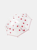 Parapluie transparent imprimé pomme Fille NOPLUETTE / 25H4PFP1PUI030