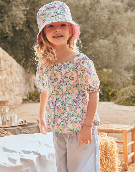 Blouse écrue à imprimé fleuri FLECHETTE / 23E2PFS1CHE001