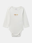 Lot de 2 bodies à rayures ou uni Bébé Garçon NEJOLAN / 25H5BGC1BDLA002