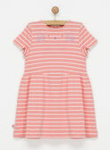 Robe corail - écru NEPAULETTE / 18E2PFG1ROB404