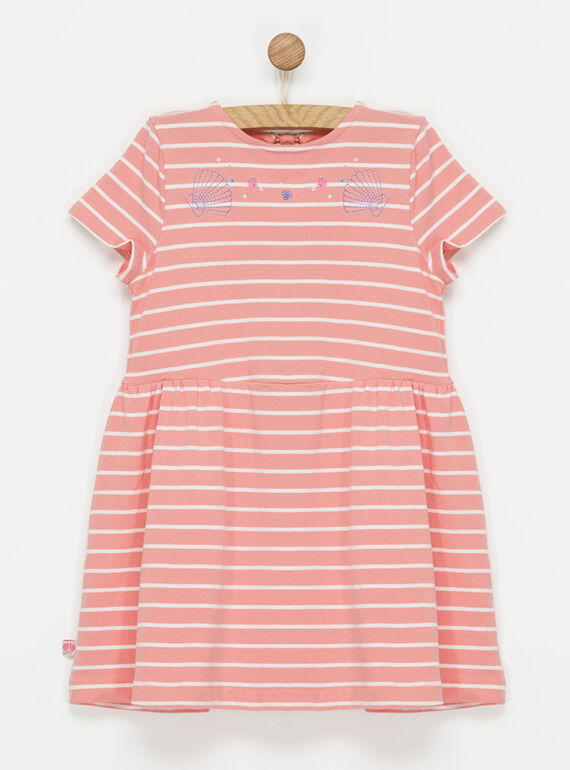 Robe corail - écru NEPAULETTE / 18E2PFG1ROB404