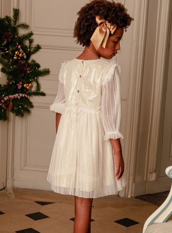 Robe plisée en tulle DAEFETTE / 22H2PF61ROB005