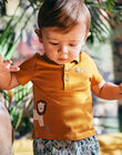 Polo en jersey jaune bébé garçon CAKOBE / 22E1BG91POLB114
