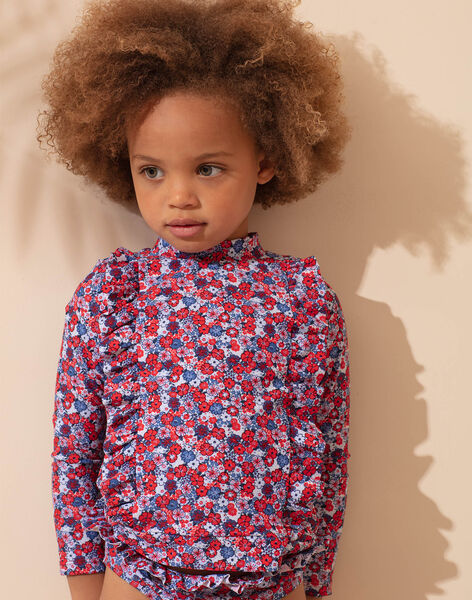T Shirt Manches Longues Anti Uv A Imprime Fleuri Enfant Fille Nouveautes Enfant Sergentmajor
