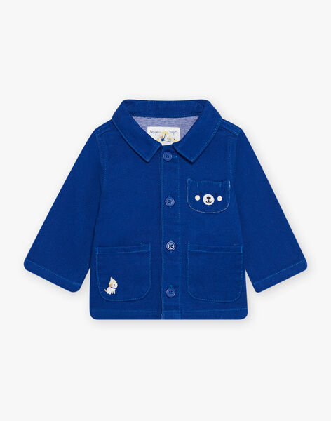Chemise épaisse bleue DABOSCAR / 22H1BG51GILC207