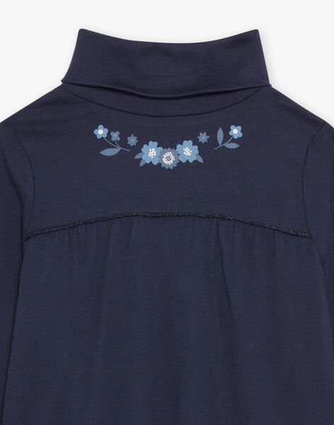 Pull à manches longues bleu marine à imprimé fleuri DROJAETTE 2 / 22H2PF81SPL622
