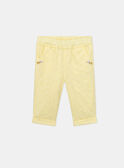 Pantalon Jaune KALOUNA / 24E1BFD1PANB104