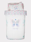 Drap / parure de lit blanc ROFLEURTR / 19EZENX1PLR001