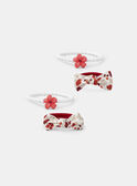 Elastiques fantaisies fleurs et noeuds  NORUBETTE / 25H4PF72ELA001