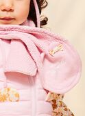 Echarpe en tricot rose avec oreilles 3D FIMARINE / 23E4BF51ECH030