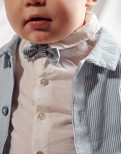 Chemise écrue en popeline FAETIENNE / 23E1BGI2CHM000