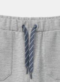 Pantalon Gris à bandes colorées MICOFAGE / 25E3PG91CFP943