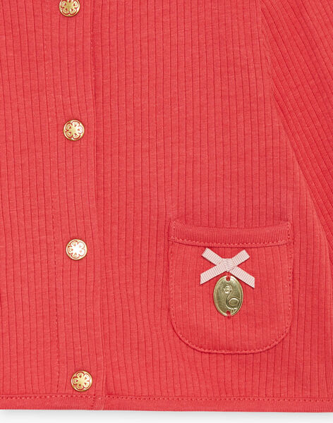 Gilet coquelicot à manches longues FAWINNIE / 23E1BFQ1CARF505